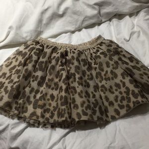Gymboree 3t animal print elastic waist skirt nwot
